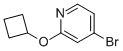 4-Bromo-2-cyclobutoxypyridine Structure,1142194-51-1Structure