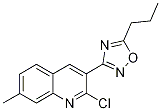 2-Chloro-7-methyl-3-(5-propyl-1,2,4-oxadiazol-3-yl)quinoline Structure,1142201-66-8Structure