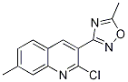 2-Chloro-7-methyl-3-(5-methyl-1,2,4-oxadiazol-3-yl)quinoline Structure,1142201-75-9Structure