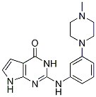 2-[3-(4-Methyl-piperazin-1-yl)-phenylamino]-7h-pyrrolo[2,3-d]pyrimidin-4-ol Structure,1142947-80-5Structure