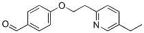 4-[2-(5-Ethyl-2-pyridinyl)ethoxy]benzyaldehyde Structure