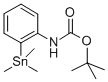 (2-Trimethylstannanyl-phenyl)-carbamic acid tert-butyl ester Structure,114552-32-8Structure