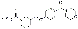 3-[4-(Morpholine-4-carbonyl)-phenoxymethyl ]-piperidine-1-carboxylic acid tert-butyl ester Structure,1146080-07-0Structure