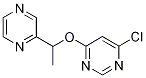 4-Chloro-6-(1-pyrazin-2-yl-ethoxy)-pyrimidine Structure,1146080-25-2Structure