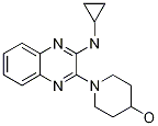 1-(3-Cyclopropylamino-quinoxalin-2-yl)-piperidin-4-ol Structure,1146080-49-0Structure