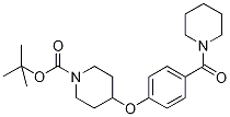 4-[4-(Piperidine-1-carbonyl)-phenoxy]-piperidine-1-carboxylic acid tert-butyl ester Structure,1146080-53-6Structure