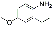 Benzenamine, 4-methoxy-2-(1-methylethyl)-(9ci) Structure,114650-46-3Structure