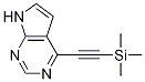 4-Trimethylsilanylethynyl-7h-pyrrolo[2,3-d]pyrimidine Structure,1147014-68-3Structure