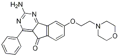 2-氨基-8-(2-吗啉乙氧基)-4-苯基-5H-茚并[1,2-d]嘧啶-5-酮结构式_1147271-25-7结构式