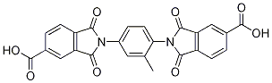 2,2-(2-Methyl-1,4-phenylene)bis[2,3-dihydro-1,3-dioxo-1h-isoindole-5-carboxylic acid] Structure,114731-67-8Structure