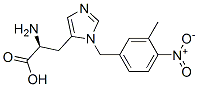 3-(3-甲基-4-硝基苄基-L-组氨酸双盐酸盐结构式_114787-84-7结构式