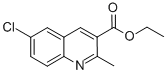 6-Chloro-2-methylquinoline-3-carboxylic acid ethyl ester Structure,114858-39-8Structure