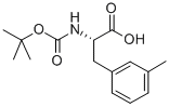 BOC-L-3-Methylphe Structure