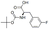 BOC-D-3-氟苯丙氨酸结构式_114873-11-9结构式