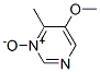 (9CI)-5-甲氧基-4-甲基嘧啶 3-氧化物结构式_114969-98-1结构式