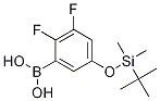 5-(叔丁基二甲基甲硅烷基氧基)-2,3-二氟苯硼酸结构式_1150114-45-6结构式