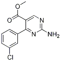 Methyl 2-amino-4-(3-chlorophenyl)pyrimidine-5-carboxylate Structure,1150163-89-5Structure