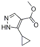 Methyl 5-cyclopropylpyrazole-4-carboxylate Structure,1150164-05-8Structure