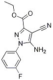 Ethyl 5-amino-4-cyano-1-(3-fluorophenyl)pyrazole-3-carboxylate Structure,1150164-17-2Structure