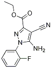 Ethyl 5-amino-4-cyano-1-(2-fluorophenyl)pyrazole-3-carboxylate Structure,1150164-20-7Structure