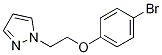 1-(2-(4-Bromophenoxy)ethyl)pyrazole Structure,1150271-30-9Structure