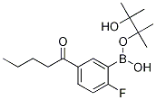 2-Fluoro-5-pentanoylphenylboronic acid pinacol ester Structure,1150271-37-6Structure