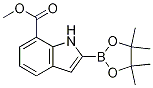 7-(Methoxycarbonyl)indole-2-boronic acid, pinacol ester Structure,1150271-42-3Structure