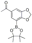 5-乙酰基-2,3-亚甲基二氧代苯硼酸频那醇酯结构式_1150271-59-2结构式