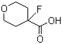 4-Fluorotetrahydro-2h-pyran-4-carboxylic acid Structure,1150617-62-1Structure