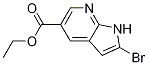 2-Bromo-1h-pyrrolo[2,3-b]pyridine-5-carboxylic acid ethyl ester Structure,1150617-98-3Structure