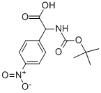 Tert-butoxycarbonylamino-(4-nitrophenyl)aceticacid Structure,115116-80-8Structure