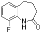 2H-1-Benzazepin-2-one, 9-fluoro-1,3,4,5-tetrahydro- Structure,1151397-80-6Structure