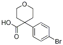 4-(4-Bromophenyl)tetrahydro-2h-pyran-4-carboxylic acid Structure,1152567-60-6Structure