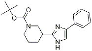 Tert-butyl 3-(4-phenyl-1h-imidazol-2-yl)piperidine-1-carboxylate Structure,1153269-45-4Structure