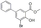 Methyl 3-bromo-2-hydroxy-5-phenylbenzoate Structure,1155261-80-5Structure