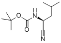 Carbamic acid, N-[(1S)-1-cyano-3-methylbutyl]-, 1,1-dimethylethyl ester Structure,115654-59-6Structure