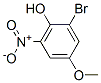 2-Bromo-4-methoxy-6-nitrobenzenol Structure,115929-59-4Structure