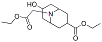 7-Ethoxycarbonyl-9-(ethoxycarbonylmethyl)-9-azabicyclo[3,3,1]nonan-3-ol Structure