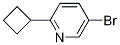 5-Bromo-2-cyclobutylpyridine Structure,1159815-16-3Structure