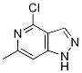 4-Chloro-6-methyl-1h-pyrazolo[4,3-c]pyridine Structure,1159828-70-2Structure