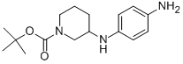 Tert-butyl 3-(4-aminophenylamino)piperidine-1-carboxylate Structure,1159976-34-7Structure