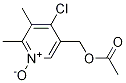 5-乙酰氧基甲基-2,3-二甲基-4-氯吡啶 N-氧化物结构式_1159976-98-3结构式