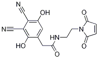 3,4-Dicyano-2,5-dihydroxyphenylacetic acid (2’-maleimido)-n-ethylamide Structure,1159977-29-3Structure