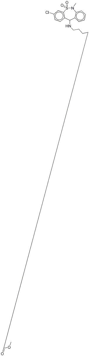 Tianeptine metabolite mc5 methyl ester Structure,1159977-59-9Structure