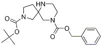 9-Benzyl 2-tert-butyl 2,6,9-triazaspiro[4.5]decane-2,9-dicarboxylate Structure,1160247-08-4Structure