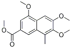 4,6,7-Trimethoxy-8-methyl-2-naphthalenecarboxylic acid methyl ester Structure,1160440-53-8Structure