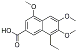 8-Ethyl-4,6,7-trimethoxy-2-naphthalenecarboxylic acid Structure,1160440-65-2Structure