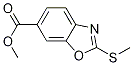 2-Methylsulfanyl-benzooxazole-6-carboxylic acid methyl ester Structure,1160490-11-8Structure