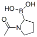 Boronic acid, (1-acetyl-2-pyrrolidinyl)-(9ci) Structure,116150-20-0Structure