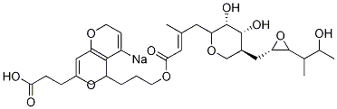 2H,5H-Pyrano[4,3-b]pyranyl Mupirocin Sodium Structure,116182-44-6Structure